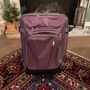 eBags TLS Mother Lode 21” Wheeled Carry-On Duffle Luggage - Eggplant